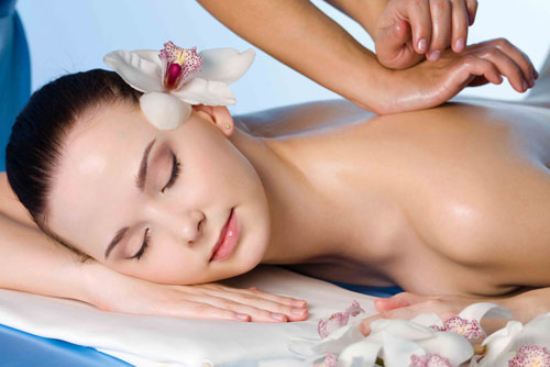 Magical Massage spa relaxing interior and reception area